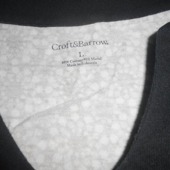croft & barrow t-shirt L - Picture 2 of 3